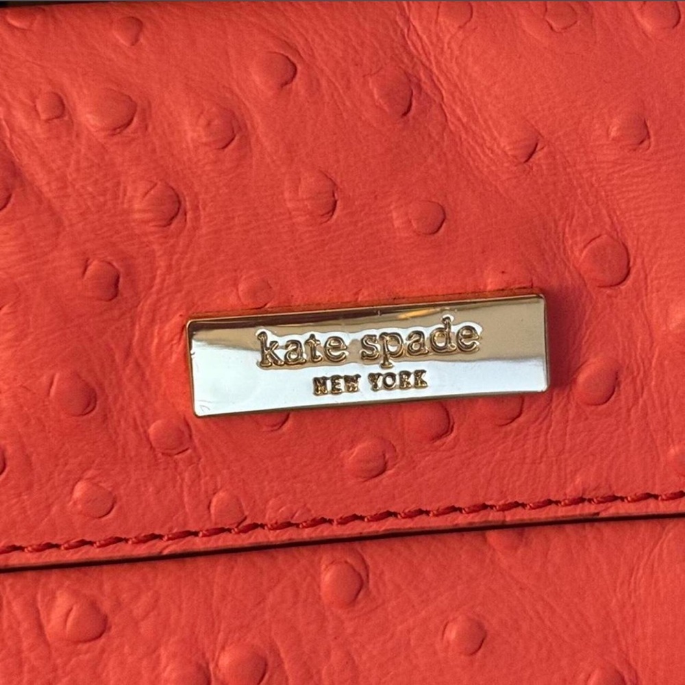 NWOT Kate Spade Charm City Joleen Ostrich Shoulder Bag - Picture 4 of 4